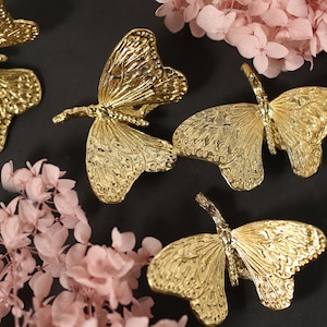 Butterfly solid brass cabinet knob, Antique brass butterfly knob, drawer pull, doorknob, Knobs Drawer Pulls Handle, Butterfly Decor for Room