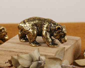 Manijas de gabinete con forma de oso de bronce, manijas de armario con forma de animales de latón antiguo, manijas de armario con cajones, manijas de armario de tocador de latón de jungla, manijas de armario de bricolaje