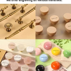 Jungle animals Cabinet knobs handles Antique brass safari animals drawer handle knobs pulls custom engraved dresser cupboard knobs pulls image 5
