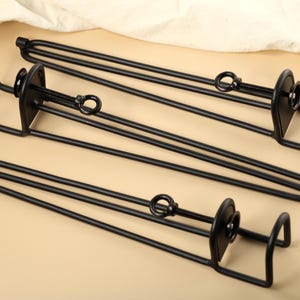4PCS DIY F Clip Table Legs, Camping Table legs, High-quality metal furniture legs, Metal Legs Feet, coffee legs, Home Improvement