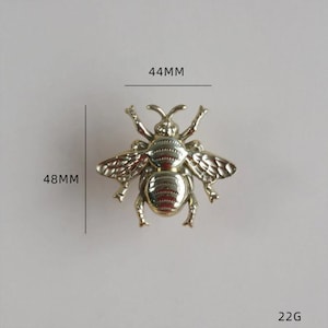 Messing Schnecke Schrankknopf, Tier Schubladenknopf, Messingknopf, Bumble Bee Schubladenknauf Pull, Türknauf, Knobs Drawer Pulls Handle Cabochon Hardware Bild 7