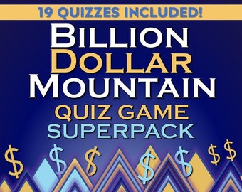 Billion Dollar Mountain Quiz Game Superpack | 19 Trivia Games (Digital Download)