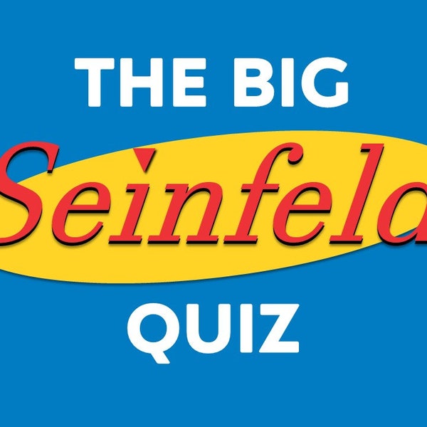 Seinfeld TV Show Quiz | Printable Quiz Book for TV Trivia Nights and Party Games | 50 Questions of Fun Seinfeld tvshow Trivia