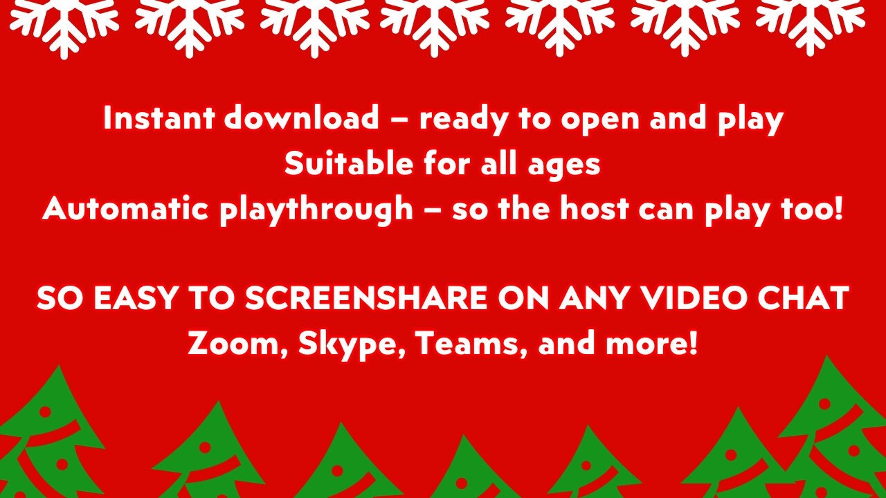 Big Christmas Quiz Night 3 Christmas Zoom Quiz Games Christmas Trivia