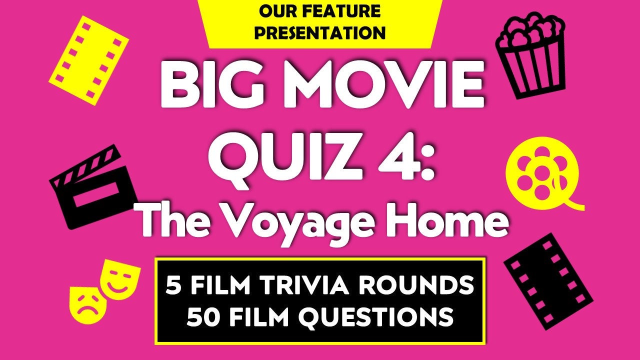 MOVIE QUIZ DOWNLOAD Printable Film Quiz for Family Movie Etsy UK
