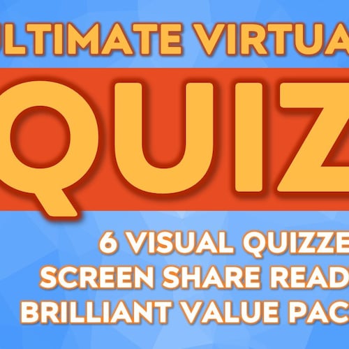 Virtual Quiz Night Family Trivia Game Zoom Quiz Download Etsy