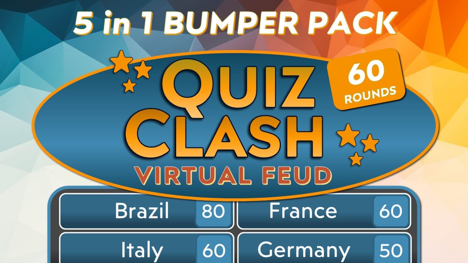 Family Feud Games for Zoom Fun Family Virtual Quiz Party Game Virtual
