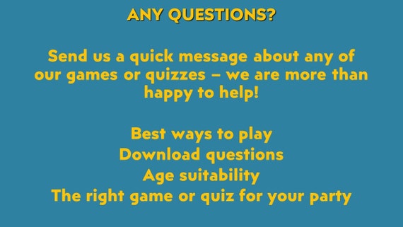 Pop Culture Trivia Night Virtual Quiz With Visual Trivia Etsy Canada