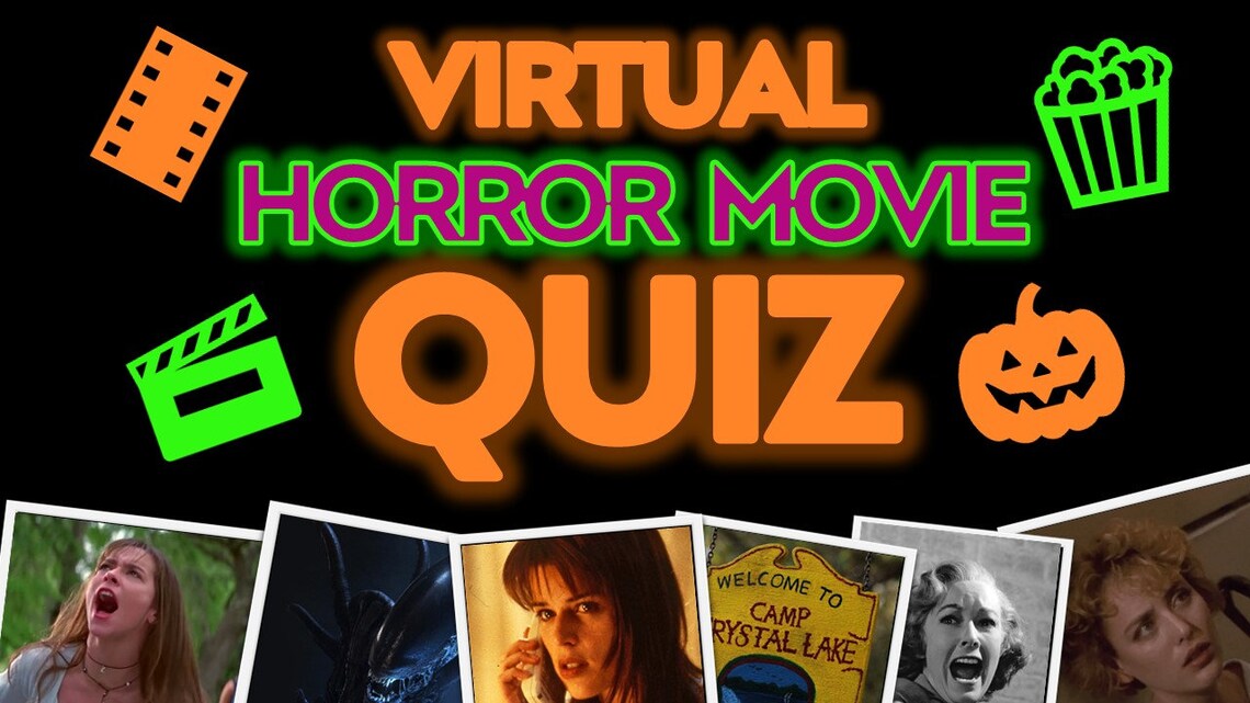 Horror Movie Quiz Halloween Film Quiz Night Lockdown Quiz Night Zoom