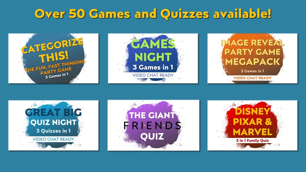 Big Quiz Night Virtual Trivia Quiz Game Show Ready to Play ...