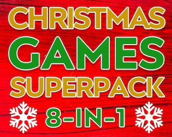 Christmas Games | Virtual Party Quizzes, Trivia (Digital Download)