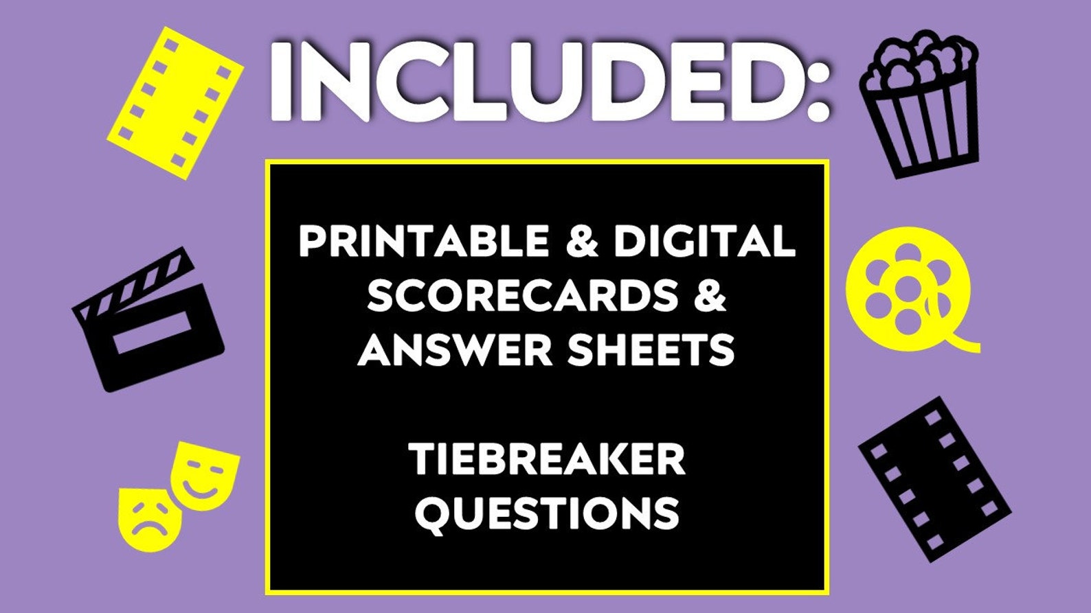 BIG MOVIE QUIZ Printable Film Quiz Download for Movie Trivia - Etsy UK