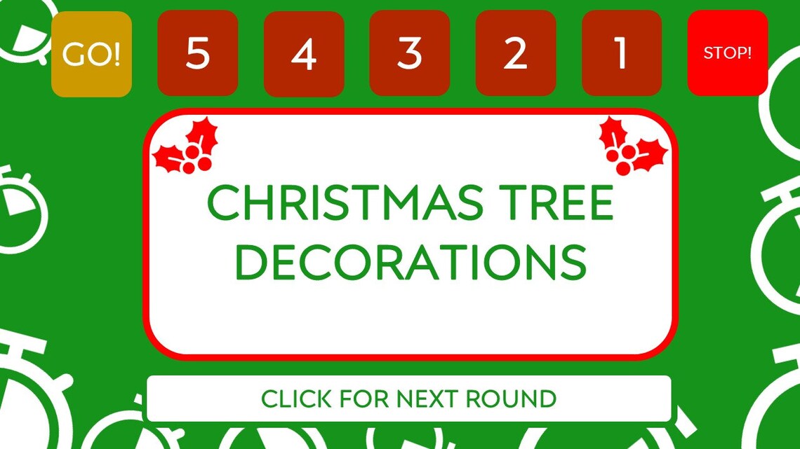 Family Christmas Game for Zoom Christmas Party Game for Family Game