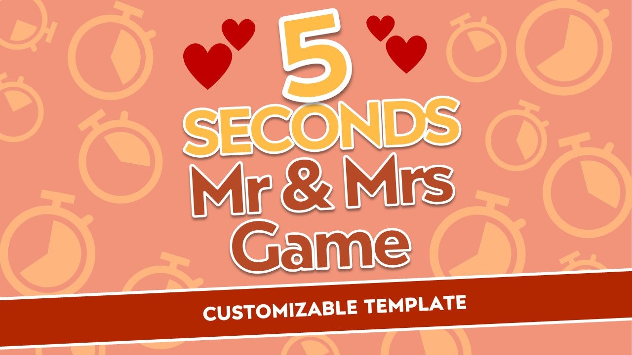 Custom Mr and Mrs Game Customizable Valentines Day Game Editable