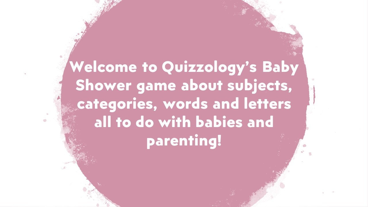 Baby Shower Game Fun Virtual Baby Shower Scattergories Game Boy Girl