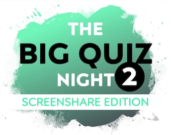 Virtual Quiz Night | 50 General Knowledge Questions (PowerPoint Download)
