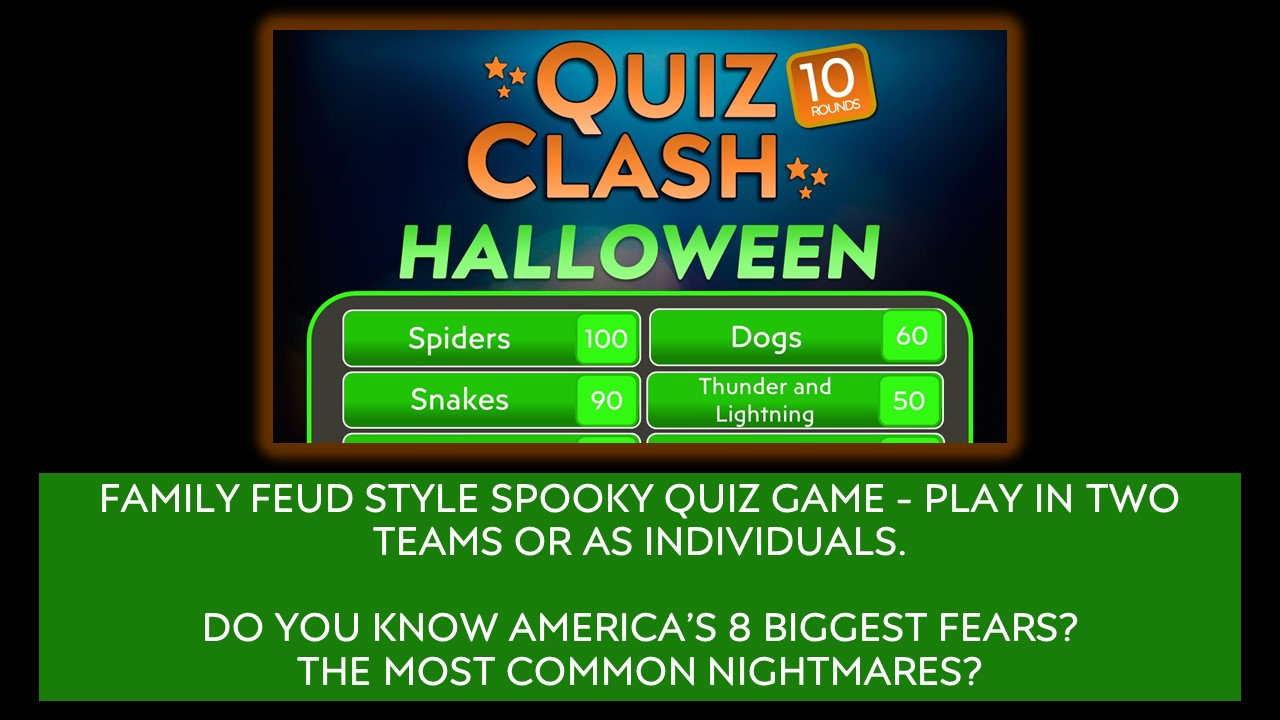 Halloween Virtual Party Games Halloween Quiz Games Etsy UK