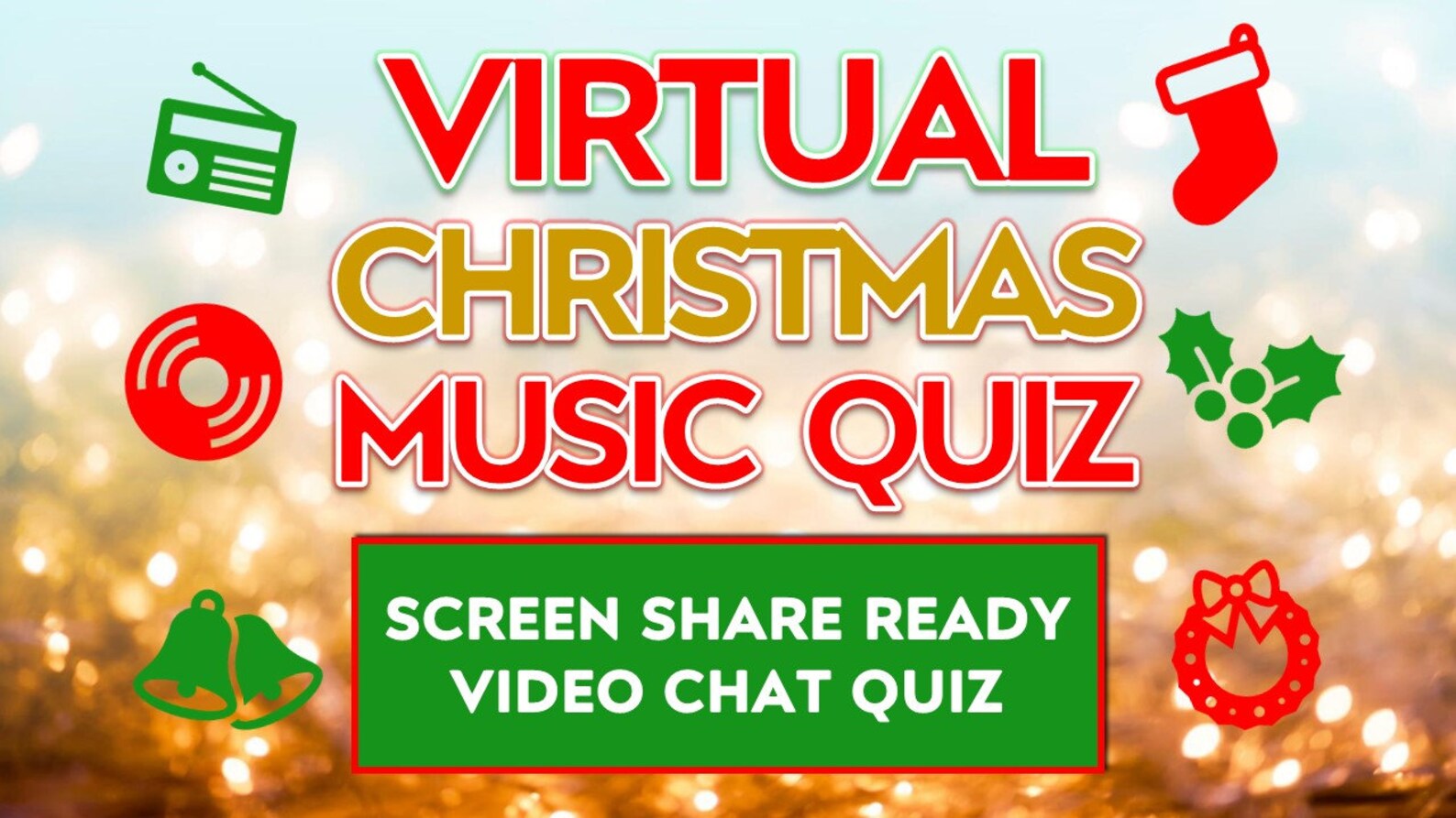 Christmas Music Quiz Night Family Christmas Zoom (Download Now) - Etsy UK