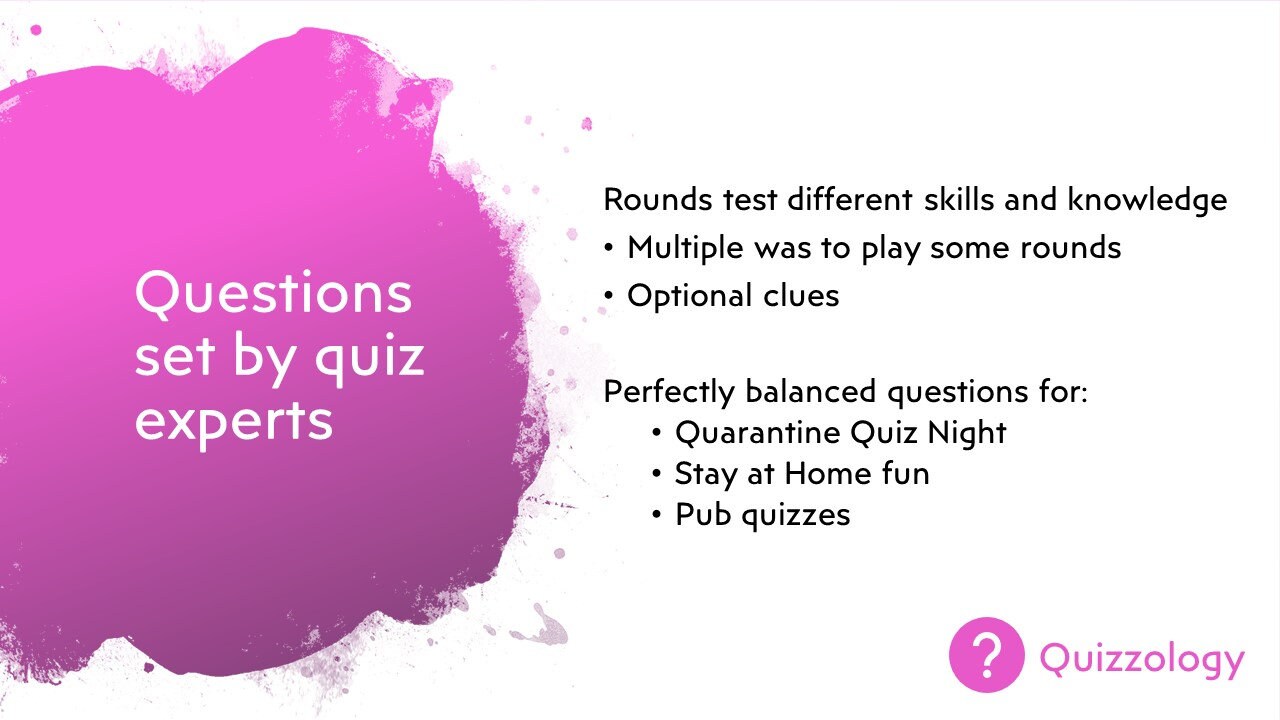 BIG QUIZ NIGHT Printable General Knowledge Quiz for Online Pub Quiz ...