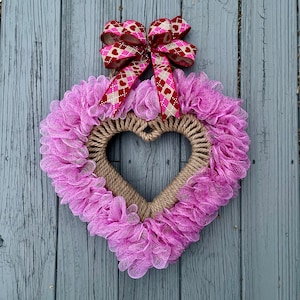 Valentine Day Wreath, Gift Wreath, Wedding Wreath, Birthday Wreath, Valentine Décor, Happy Valentine&#39;s Day Wreath, Front Door Décor, Wreath