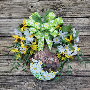 Flower Wreath, Spring Wreath, Everyday Wreath, Grapevine Wreath