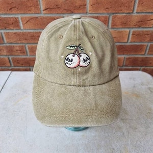 DosandDots 'NewStock' stone Embroidered cap Cherries