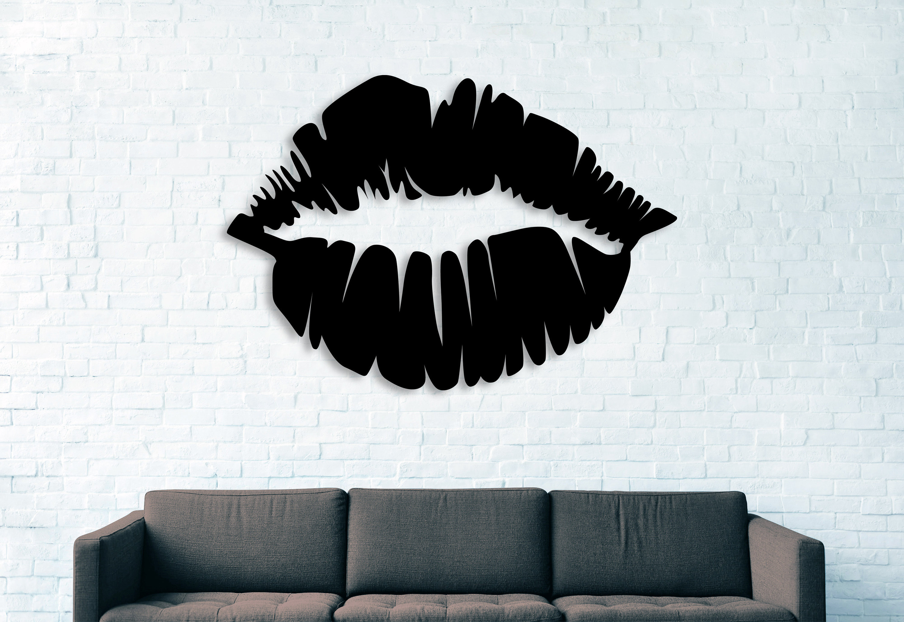 lips Clip Art ImagePrintCutLaserEngrave svg png kiss face lips