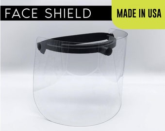 Two Pack  Reusable Clear Face Shield for Retail and Personal Use