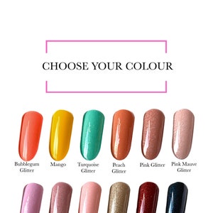 Press on Nails Choose Your Colour | 1 colour Only | Custom Made | Glue on Fake Nails | False Nails | Handmade | Hand Painted Nails