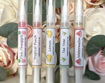 Penna per olio per cuticole per unghie naturali / Penna per olio per cuticole / Penna per olio da 3 ml / Olio nutriente per cuticole / Olio di vitamina E / Crescita delle unghie / Olio di canapa / Unghie