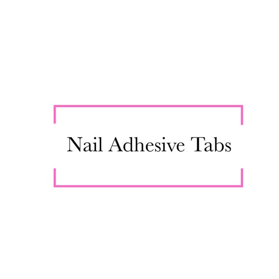 Adhesive Tabs for Press on Nails Nail Sticky Tabs Double Sided Nail Tape  Drag Nails Regular or Small Nail Adhesive Nail Glue - Etsy