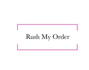 Rush My Order-Add On | Quick Processing | Custom Made | Glue on Fake Nails | False Nails | Hand Painted Nails
