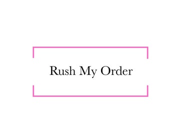 Rush My Order-Add On|Quick Processing|Custom Made|Glue on Fake Nails|False Nails|Hand Painted Nails