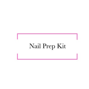 Nail Prep Kit for Press on Nails | Custom Made | Glue on Fake Nails | False Nails | Handmade | Hand Painted Nails