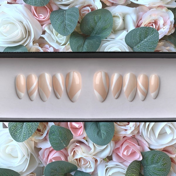 Cute Fake Nails Etsy