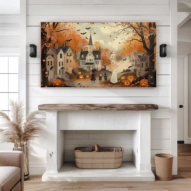 cottagecor art fall ghost
