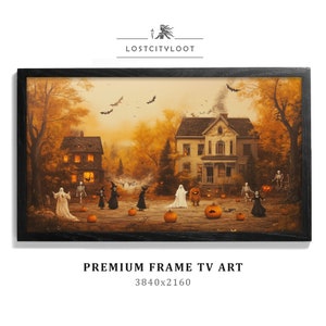 Halloween frame TV art