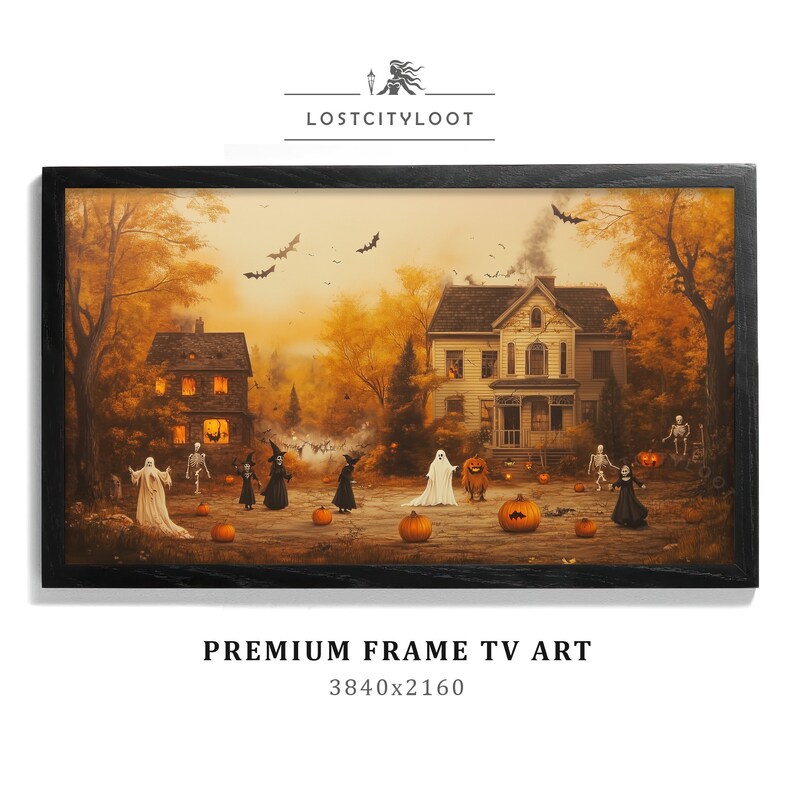 Halloween frame TV art