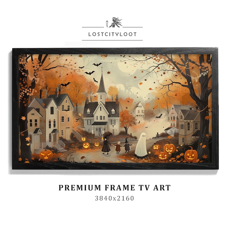 halloween frame tv art