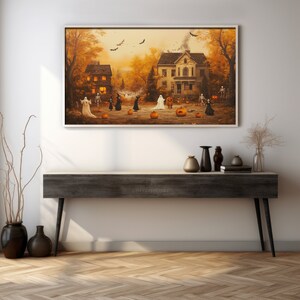 farmhouse halloween wall art