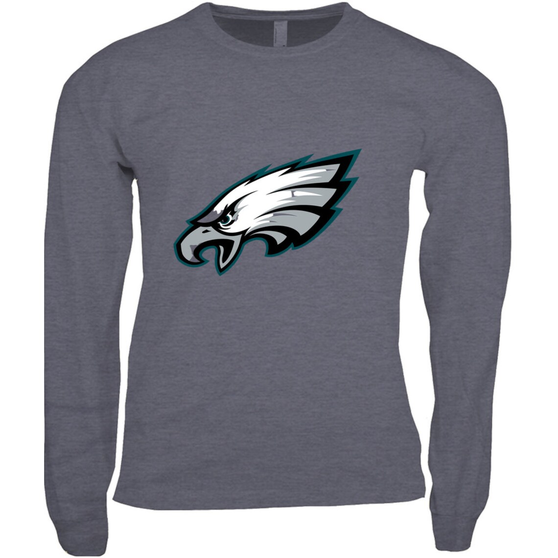 Eagles long sleeve nfl team shirts Game Day Football Shirt | Etsy