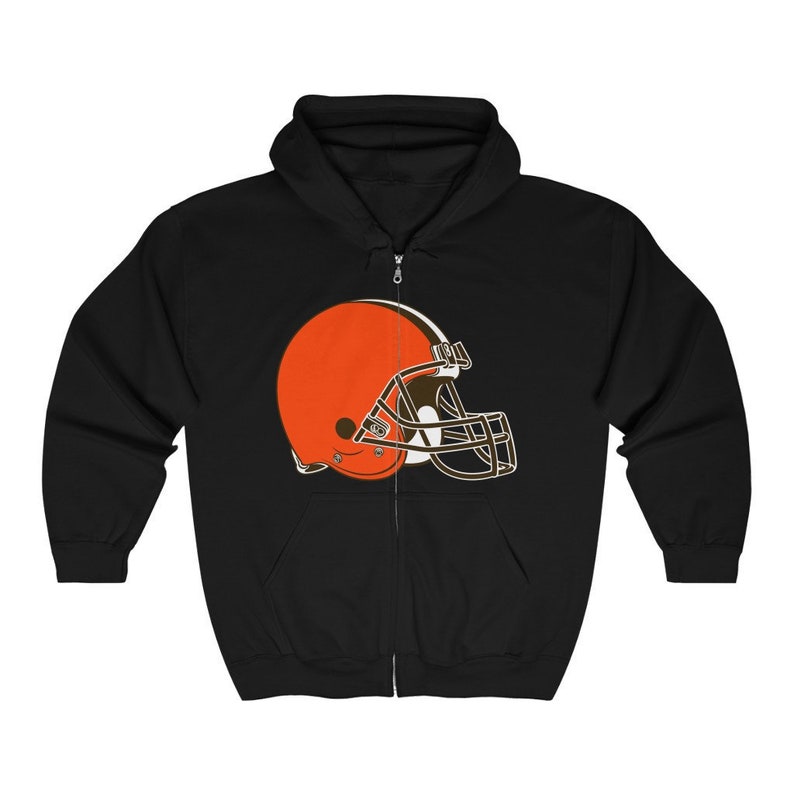 cleveland browns zip up