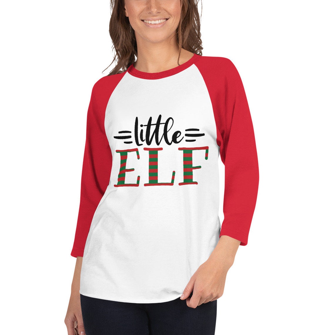 Little Elf Christmas Longsleeve shirt Great Christmas Gift | Etsy
