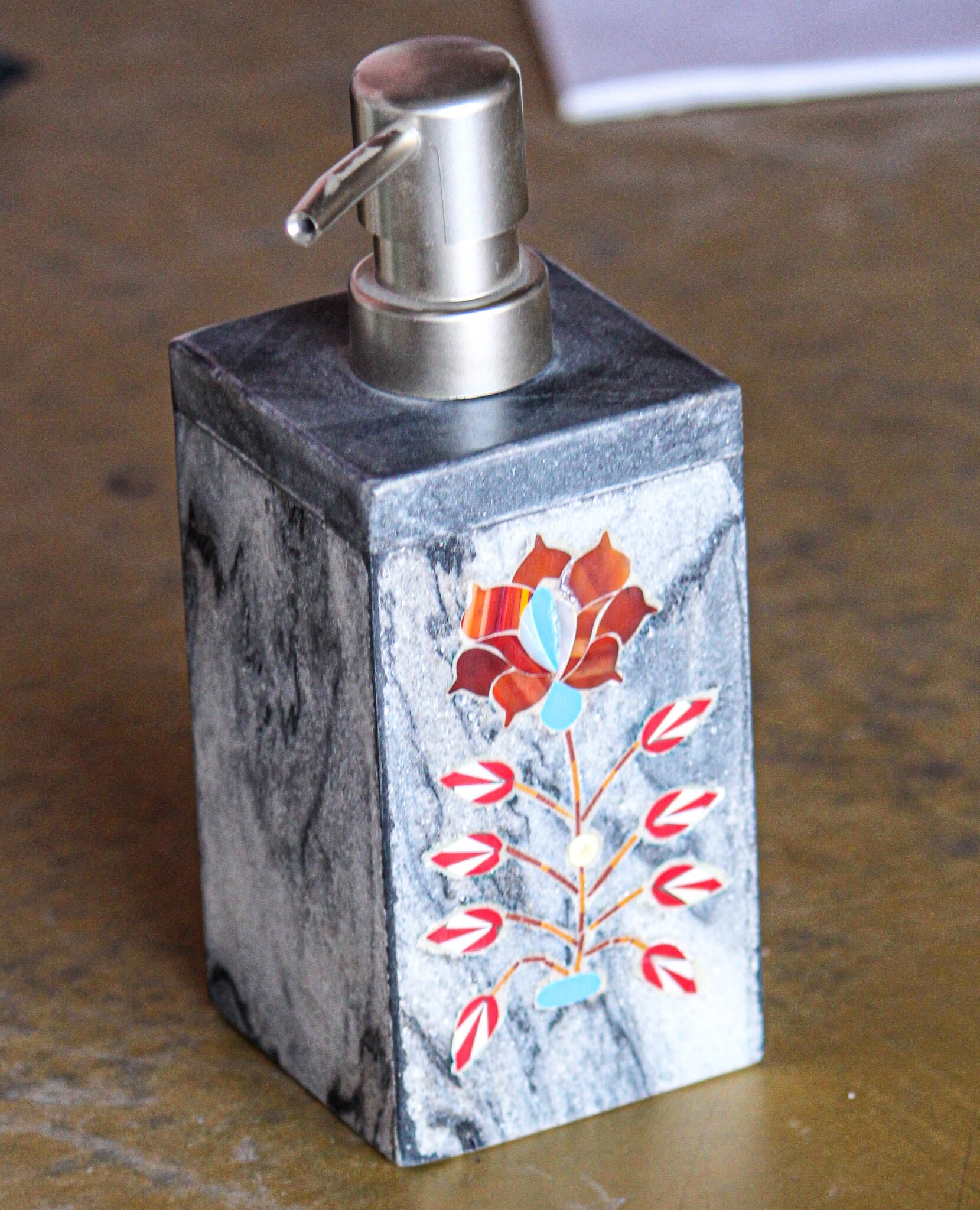 Marble Soap Lotion Dispenser Ceramic Liquid Hand Soap Etsy