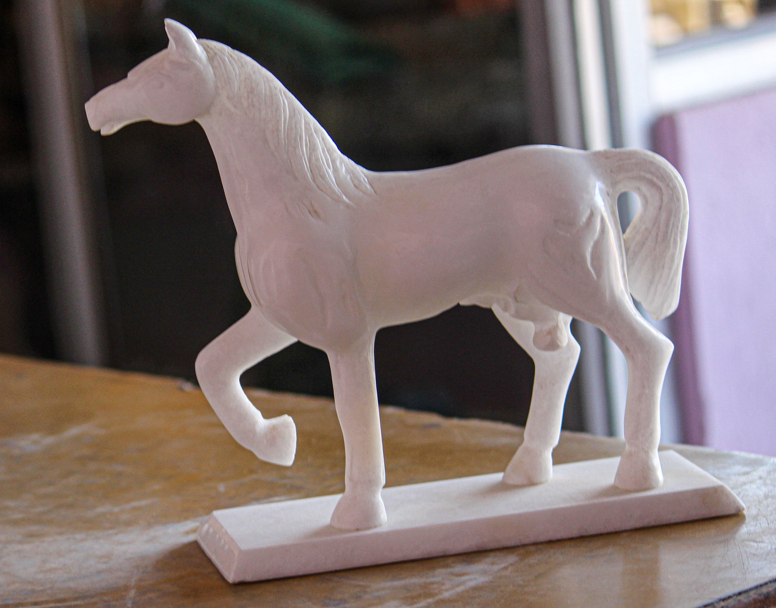 Vintage Indian Marble Horse Vintage Home Decor Accessory