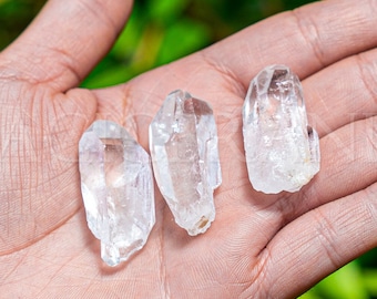 Raw Clear Quartz Point – Grade A Brazilian Healing Crystal (1-2")