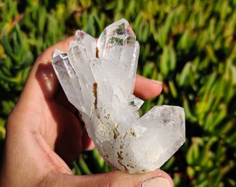 Clear Quartz Crystal Cluster | Home Decor, Energy Cleansing