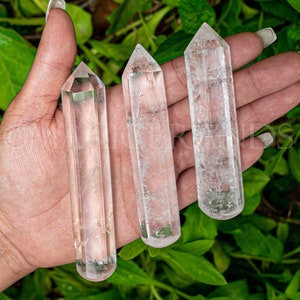 AAA+ Clear Quartz Massage Wands, Energy Healing Quartz Wands, Clear Crystals Quartz Point, Clear Quartz Tower For Massage FREE SHIPPING