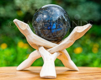 Crystal Sphere, Labradorite Sphere, Energy Healing, Gemstone Sphere, Crystal Home Decor, Labradorite Decor, Spiritual Decor