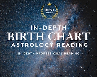 In-Depth Natal Chart Reading, Personalized Astrology Report (PDF)